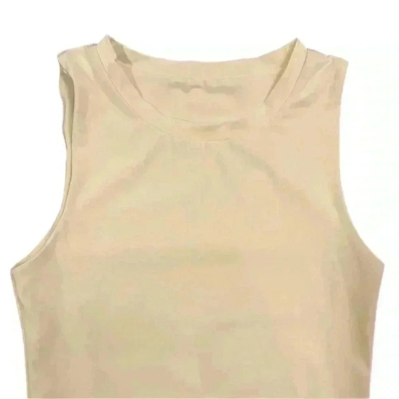 Vitality x Balance Allora High Neck Bodysuit in Pale Yellow Size XS - Picture 5 of 7